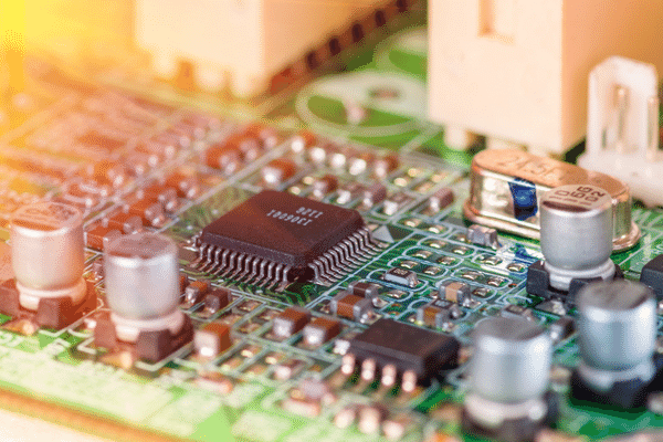 electronic components in cnc machine